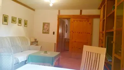 Ein Sitzbereich in der Unterkunft Appartement Gnaiger