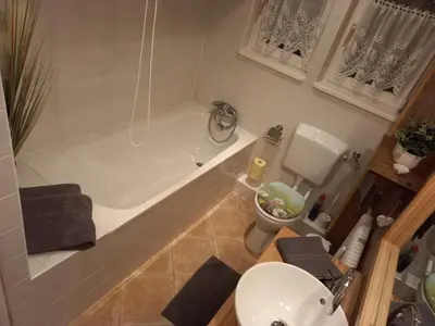 Ein Badezimmer in der Unterkunft Apartment Almröserl Edelweiss