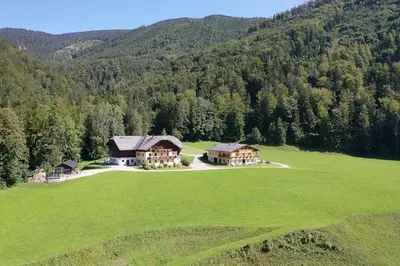 Naturlandschaft in der Nähe des Bauernhofs