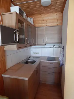 Küche/Küchenzeile in der Unterkunft Appartement Bergblick