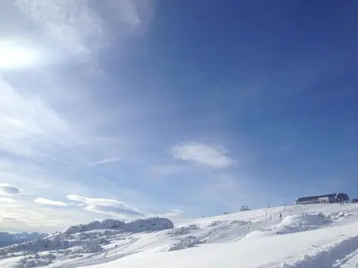 Appartement Bergblick im Winter