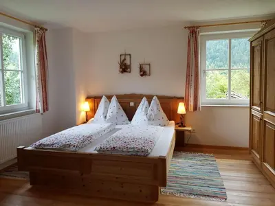 Ein Bett oder Betten in einem Zimmer der Unterkunft Biobauernhof Schöttelbauer