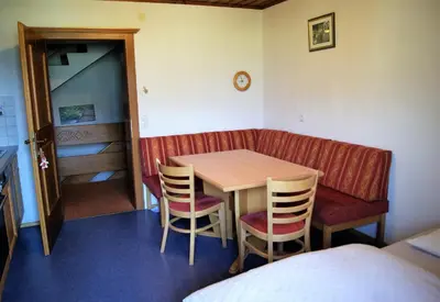 Ein Bett oder Betten in einem Zimmer der Unterkunft Steinerbauer