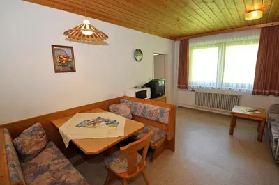 Ein Sitzbereich in der Unterkunft Kerschbaumerhof
