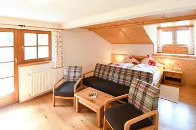 Ein Bett oder Betten in einem Zimmer der Unterkunft Strickhof