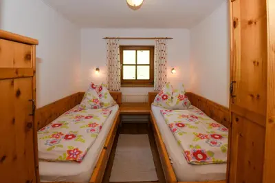 Ein Bett oder Betten in einem Zimmer der Unterkunft Strickhof