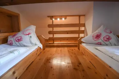 Ein Bett oder Betten in einem Zimmer der Unterkunft Strickhof
