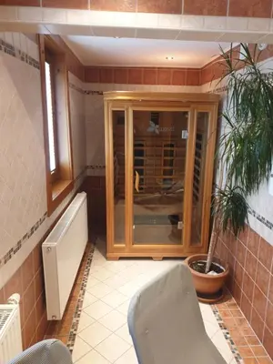 Ein Sitzbereich in der Unterkunft Bergführerhaus