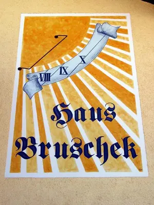 Grundriss der Unterkunft Haus Bruschek