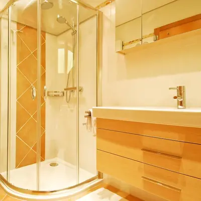 Ein Badezimmer in der Unterkunft Appartements Kristall