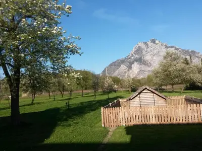 Naturlandschaft in der Nähe des Bauernhofs