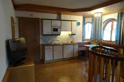 Küche/Küchenzeile in der Unterkunft Pension Appartements Reithof