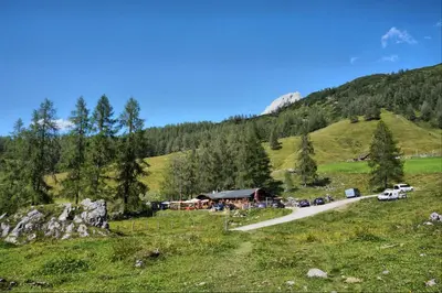 Naturlandschaft in der Nähe des Bauernhofs