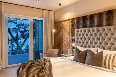 Ein Bett oder Betten in einem Zimmer der Unterkunft Das Kohlmayr Superior