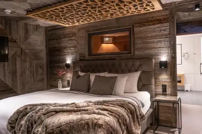 Ein Bett oder Betten in einem Zimmer der Unterkunft Das Kohlmayr Superior