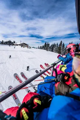 Skifahren in der Pension oder in der Nähe