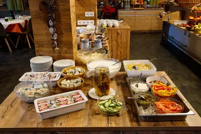 Essen in der Pension oder in der Nähe