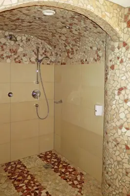 Ein Badezimmer in der Unterkunft Saunahaus Gröbming
