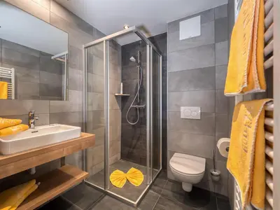 Ein Badezimmer in der Unterkunft Hotel Matschner