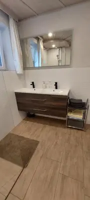 Ein Badezimmer in der Unterkunft Appartements Haus Bergland