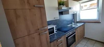 Küche/Küchenzeile in der Unterkunft Appartements Haus Bergland