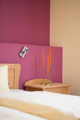 Ein Bett oder Betten in einem Zimmer der Unterkunft Ferienhaus Kleinarl