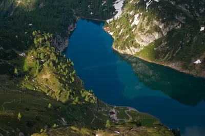 Naturlandschaft in der Nähe des Ferienhauses