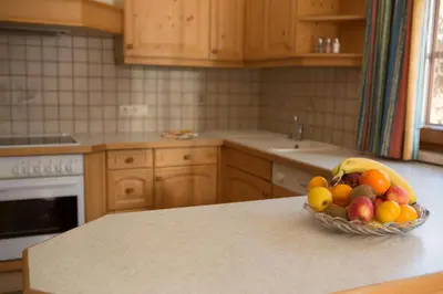 Küche/Küchenzeile in der Unterkunft Ferienhaus Kleinarl