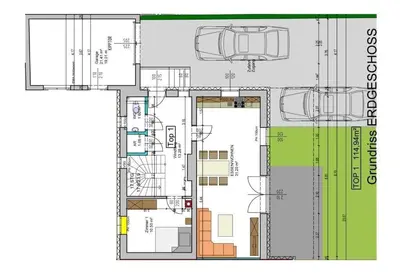 Grundriss der Unterkunft Appartement Alpenglocke by Schladming-Appartements