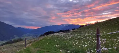 Naturlandschaft in der Nähe des Campingplatzes