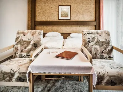 Ein Sitzbereich in der Unterkunft schaus Lüftenegger Ferienhaus