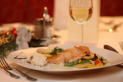 Essen im Hotel oder in der Nähe