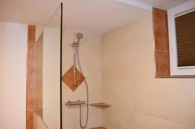 Ein Badezimmer in der Unterkunft Chalet Hoamat