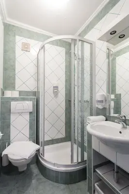 Ein Badezimmer in der Unterkunft Hotel Pass Lueg