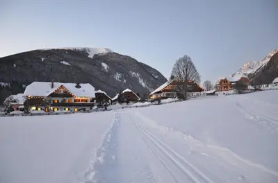 Landhotel - Apartments Bauer im Winter