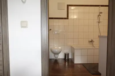 Ein Badezimmer in der Unterkunft Urlauben im Grünen