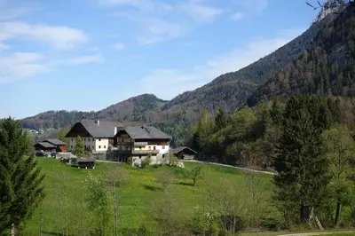 Naturlandschaft in der Nähe des Bauernhofs