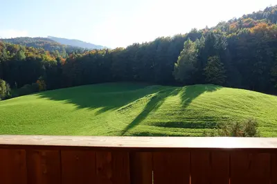 Naturlandschaft in der Nähe des Bauernhofs