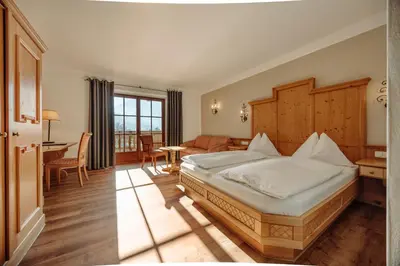 Ein Bett oder Betten in einem Zimmer der Unterkunft Hotel Lerch