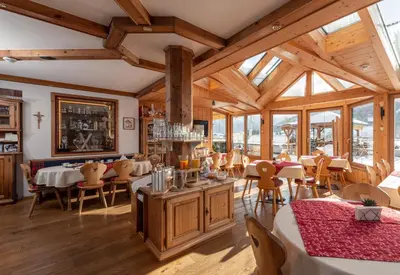 Ein Sitzbereich in der Unterkunft Wellnesshaus Reichelt