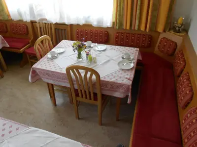 Ein Sitzbereich in der Unterkunft Haus Ferner-Lerchner