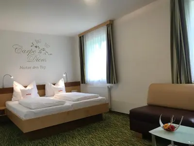 Ein Bett oder Betten in einem Zimmer der Unterkunft Haus Panorama
