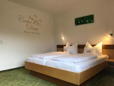 Ein Bett oder Betten in einem Zimmer der Unterkunft Haus Panorama