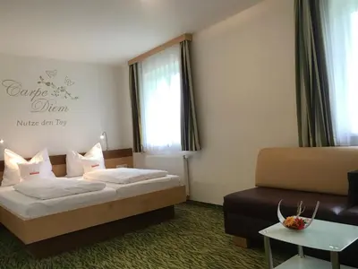 Ein Bett oder Betten in einem Zimmer der Unterkunft Haus Panorama