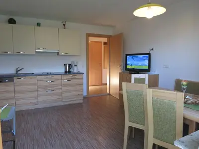 Küche/Küchenzeile in der Unterkunft Haus Panorama
