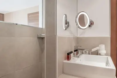 Ein Badezimmer in der Unterkunft Seehotel Restaurant Lackner