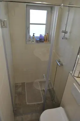 Ein Badezimmer in der Unterkunft Ferienwohnung am Traunsee