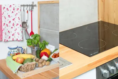 Küche/Küchenzeile in der Unterkunft Apartmenthaus Lieselotte