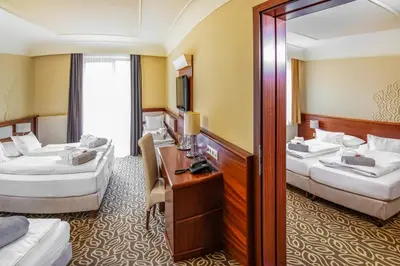 Ein Bett oder Betten in einem Zimmer der Unterkunft Relax Resort Hotel Kreischberg