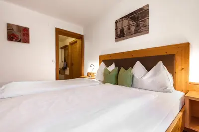 Ein Bett oder Betten in einem Zimmer der Unterkunft Pension Antonia